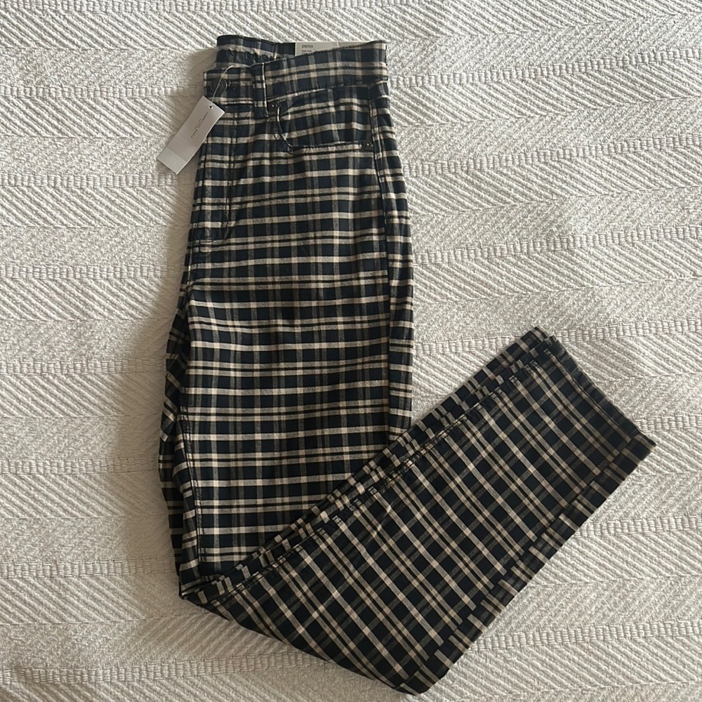 American Eagle Outfitters Women’s Plaid Jeans